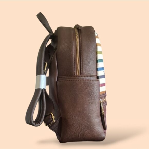 Loungefly Disney Winnie the Pooh Stripes Mini Backpack - Picture 3 of 5